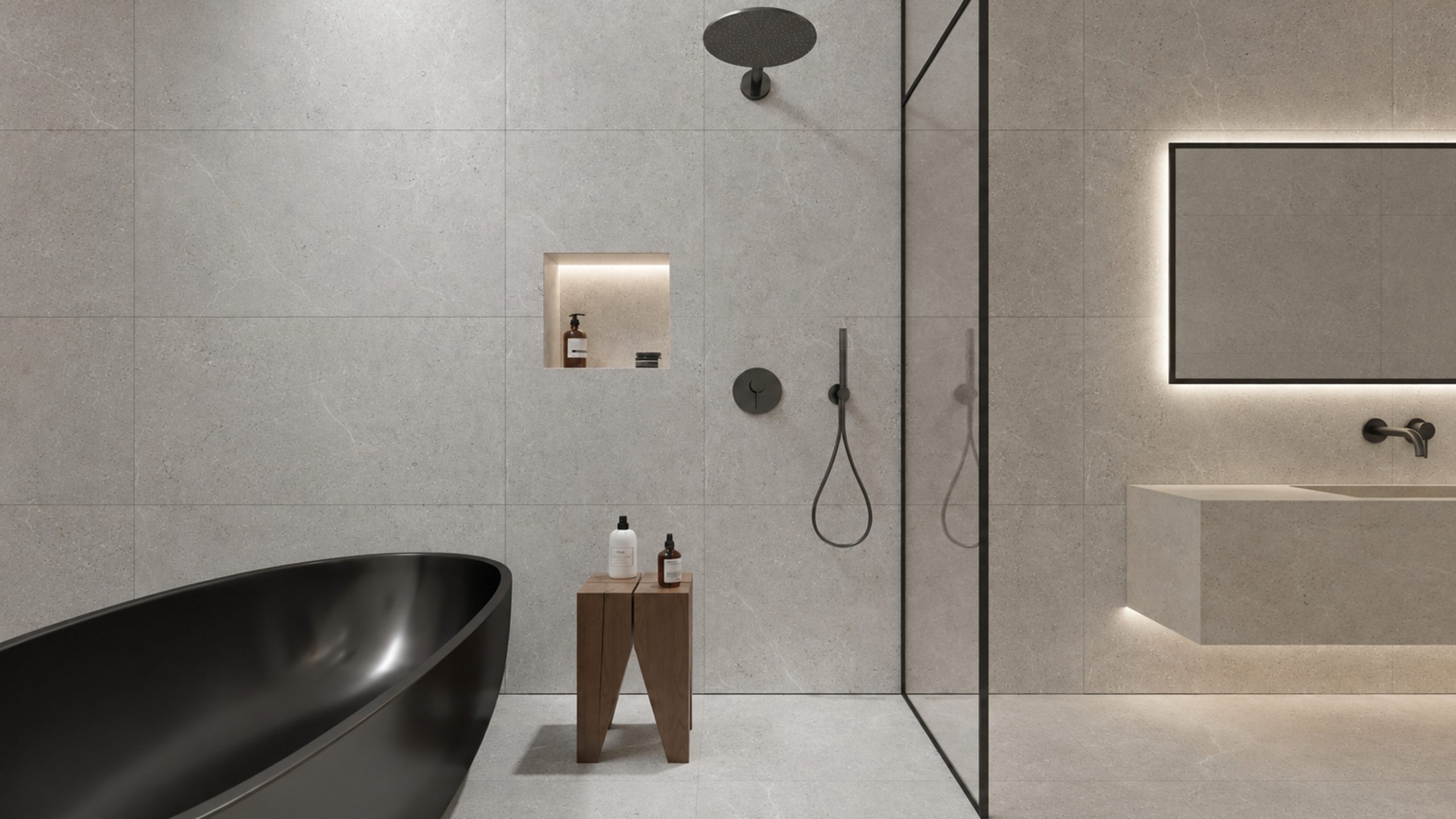 60LS15 natural stone effect porcelain tile